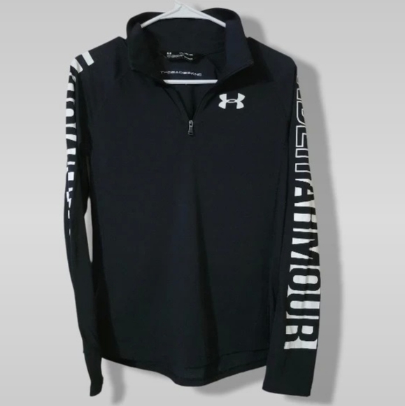 Under Armour Shirts & Tops Black Under Armour Pullover Track Jacket
